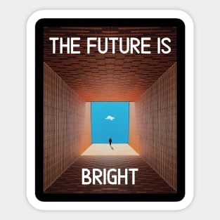 THE FUTURE IS BRIGHT Graduation school Sticker